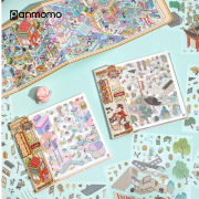 Ancient Animal Street Scroll DIY Sticker 