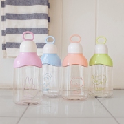 Pastel Animal Plastic Water Bottle