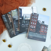 Moment Around The City Spiral Ruled Notebook A5