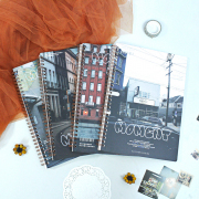 Moment Around The City Spiral Ruled Notebook B5