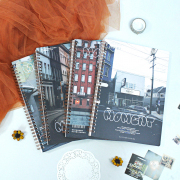 Moment Around The City Spiral Ruled Notebook B5