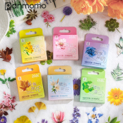 Flower Fall Series PET Flake Stickers Set