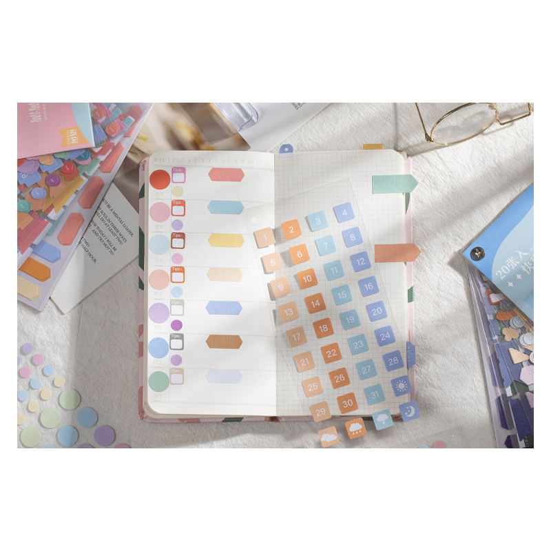 Basic Xpress Colorful Label Stickers