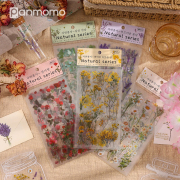 Natural Series Elegant Flowers Diary Deco Stickers