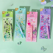 Angel Devil Cute Animals Guka Stickers DIY Keychain Making Kit
