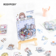 Rosyposy Rabbit Duo Flake Stickers Set