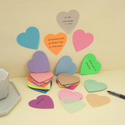 Heart Shaped PET Sticky Notes